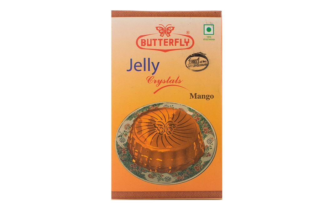 Butterfly Jelly Crystals Mango    Pack  100 grams